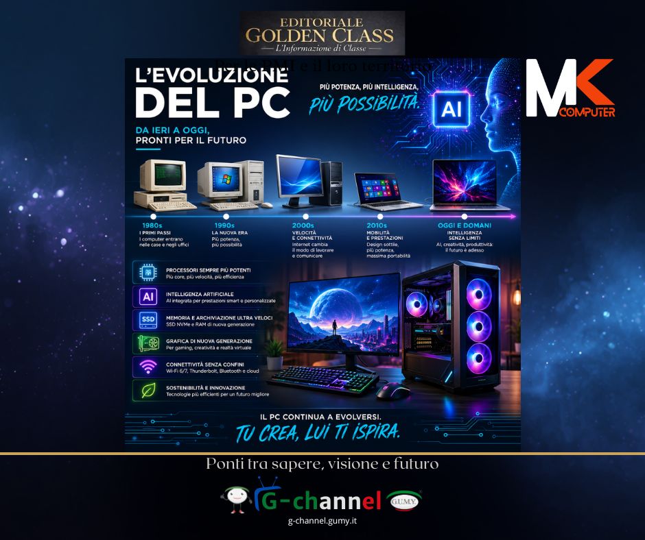 L'evoluzione tecnologica dei PC: da semplici strumenti di lavoro a motori dell'intelligenza artificiale
